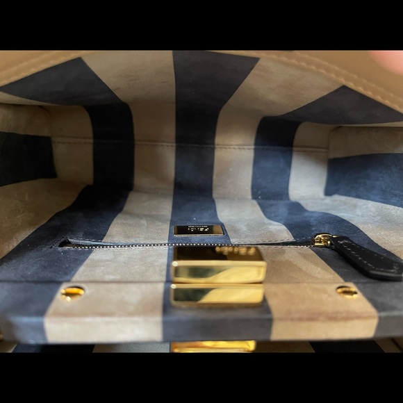 SOLD Fendi Mini Peekaboo Calfskin Beige - Picture 14 of 15